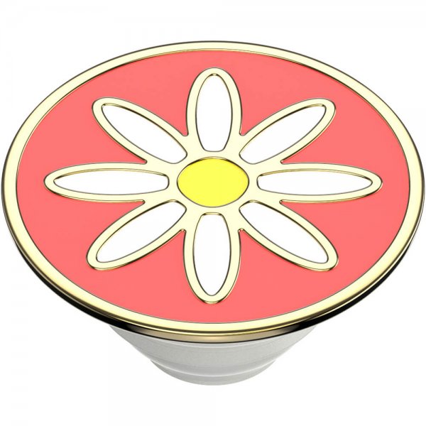 Popsockets PopGrip Enamel Quaint Daisy Coral