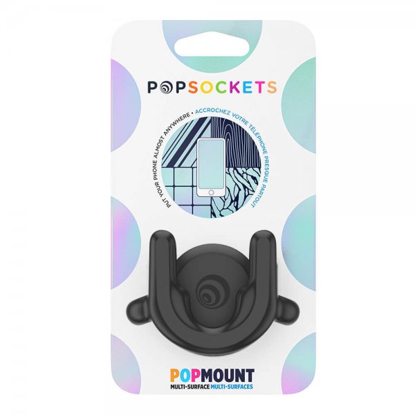 Popsockets PopMount Multi-Surface Svart