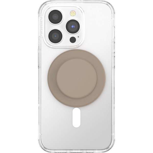 Popsockets Holder MagSafe PopGrip Soft Touch Latte