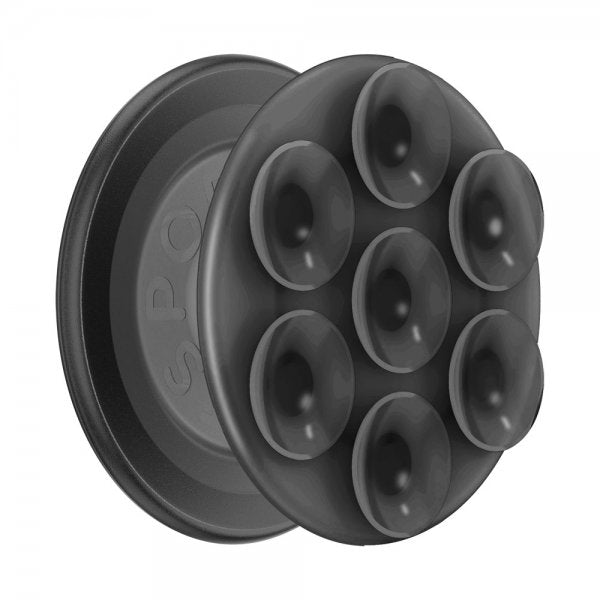 Popsockets Holder MagSafe Suck-Up Grip & Mount Translucent Black