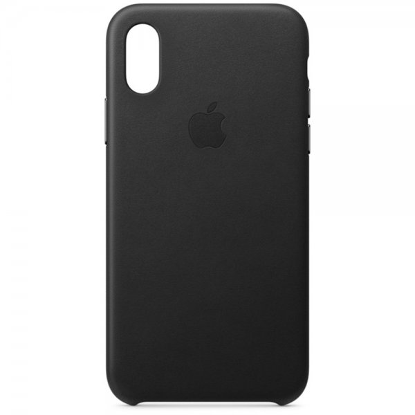 Apple Original LäderDeksel till iPhone X/Xs Svart