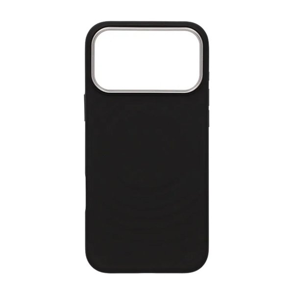 iPhone 17 Pro Max Deksel Silikon MagSafe Svart