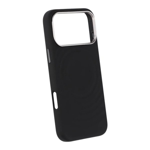 iPhone 17 Pro Max Deksel Silikon MagSafe Svart