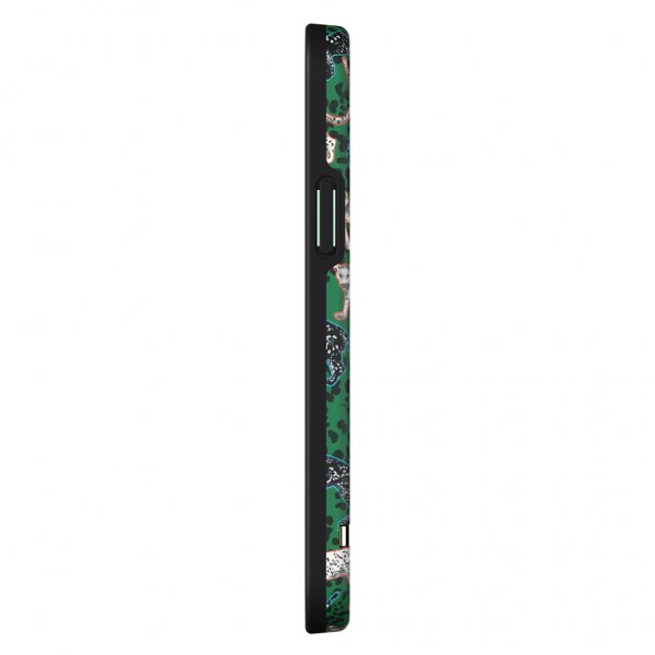 Richmond & Finch iPhone 12/iPhone 12 Pro Deksel Green Leopard
