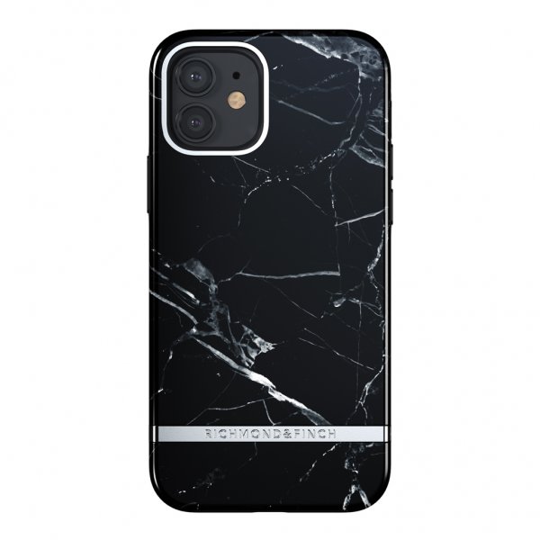 Richmond & Finch iPhone 12/iPhone 12 Pro Deksel Black Marble