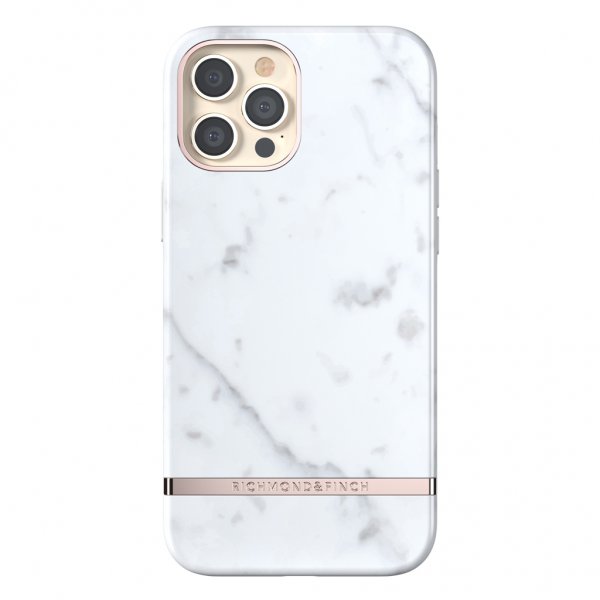 Richmond & Finch iPhone 12 Pro Max Deksel White Marble