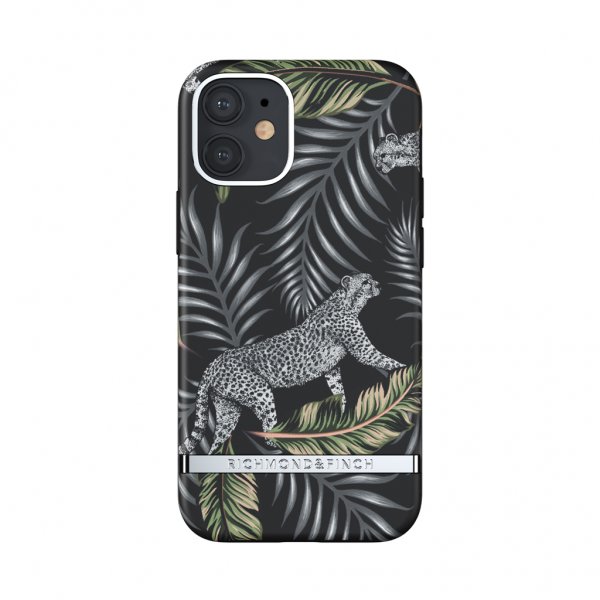 Richmond & Finch iPhone 12 Mini Deksel Sølv Jungle