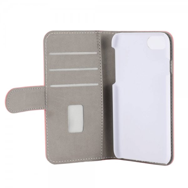 Gear iPhone 6/6S/7/8/SE Etui med Kortlomme Rosa