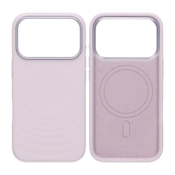 iPhone 17 Pro Max Deksel Silikon MagSafe Lilla