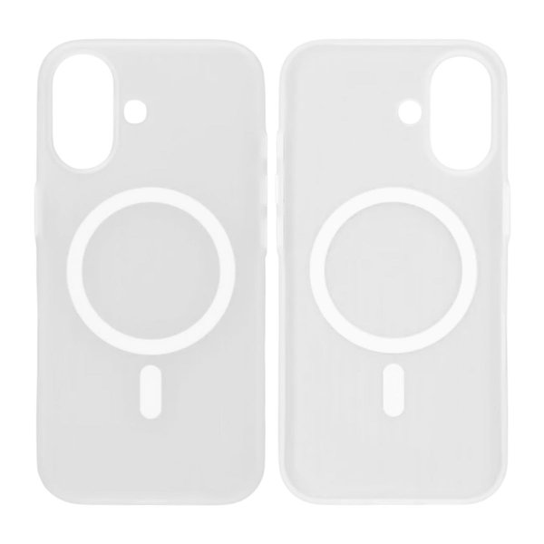 iPhone 17 Deksel Korrugerte MagSafe Hvit