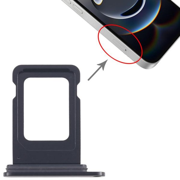 iPhone 16. SIM-kortholder - svart