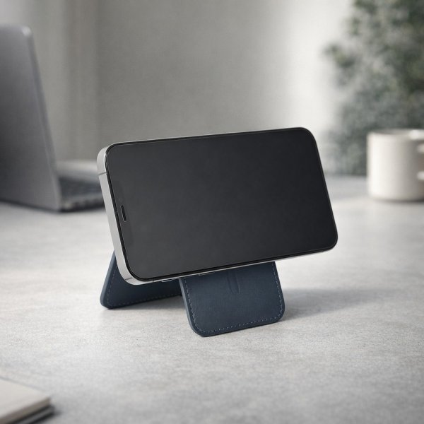 Mujjo MagSafe Kortholder Wallet Stand Basalt