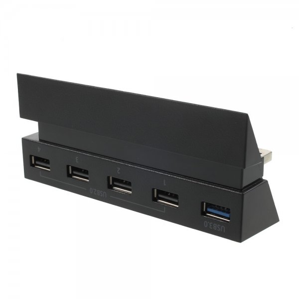 Dobe 5 porter USB Hubb til PlayStation 4