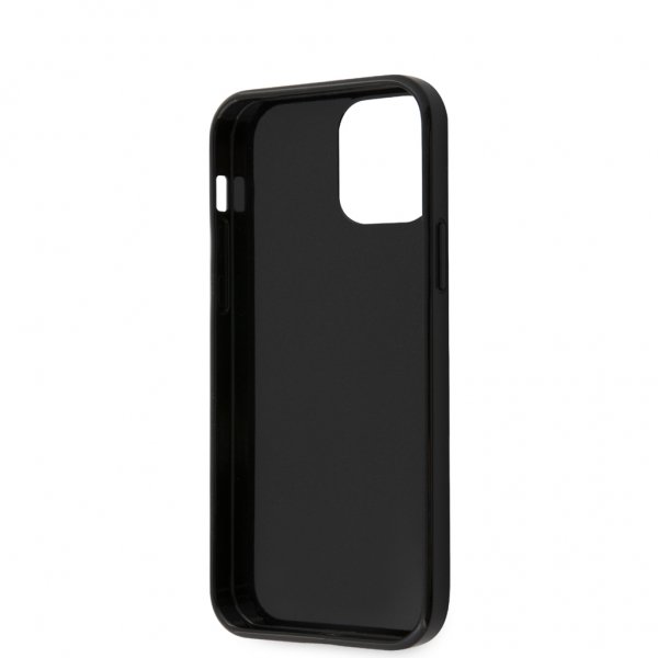 BMW iPhone 12 Mini Deksel Carbon & Alu Svart