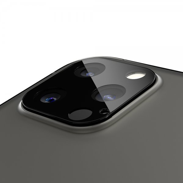 Spigen iPhone 12 Pro Kamerabeskytter Glas.tR Optik 2-pakning Svart