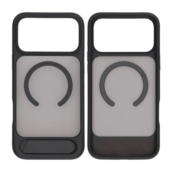 Rvelon iPhone 17 Pro Deksel med Stativ MagSafe Svart