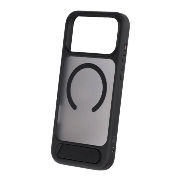 Rvelon iPhone 17 Pro Deksel med Stativ MagSafe Svart