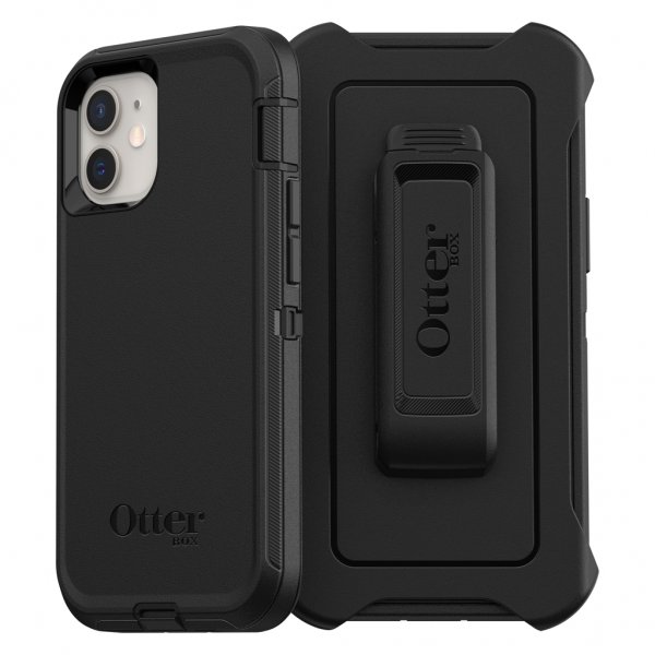 Otterbox iPhone 12 Mini Deksel Defender Svart