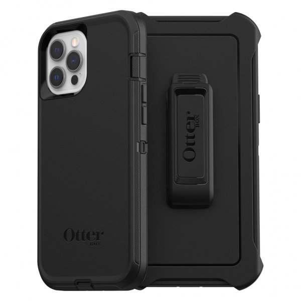 Otterbox iPhone 12 Pro Max Deksel Defender Svart