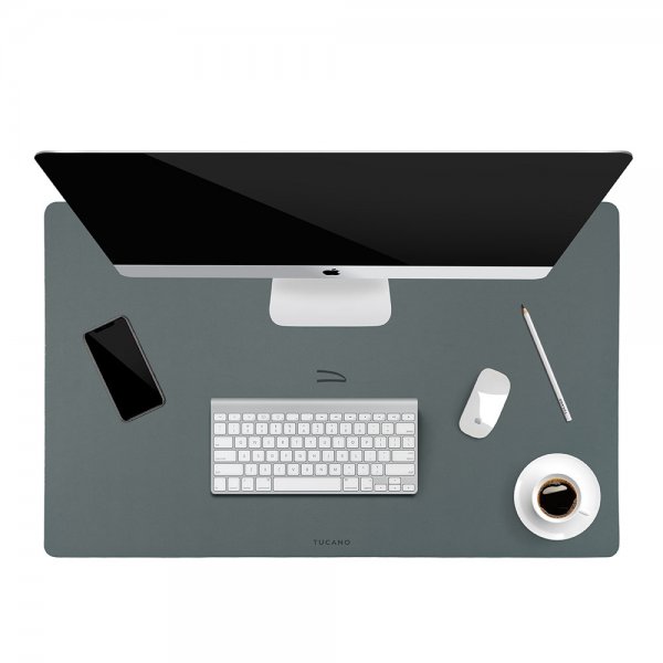 Tucano Desk Pad 67x42 cm Lysegrå