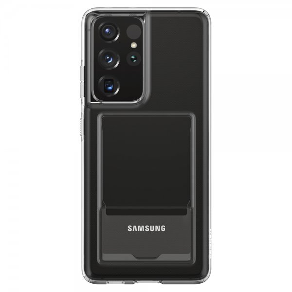Spigen Samsung Galaxy S21 Ultra Deksel Crystal Slot Crystal Clear