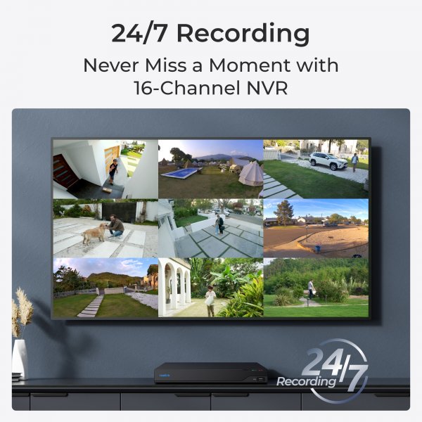 Reolink NVS16 (RLN16-410) 16-kanals PoE NVR
