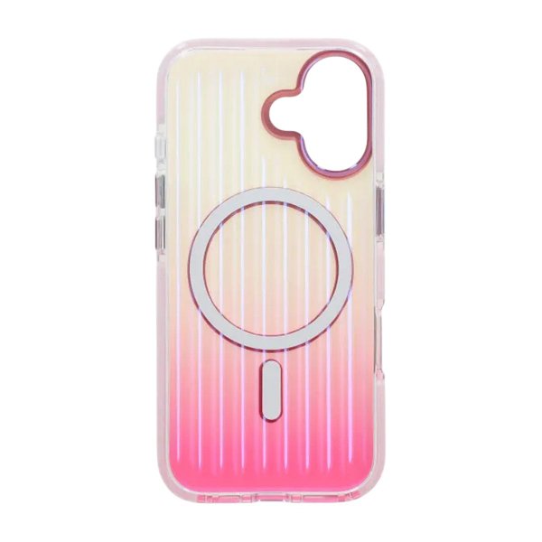iPhone 17 Deksel Korrugerte MagSafe Rosa
