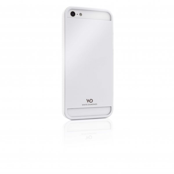 White Diamonds iPhone 5/5S/SE 2016 Deksel Metal Hvit