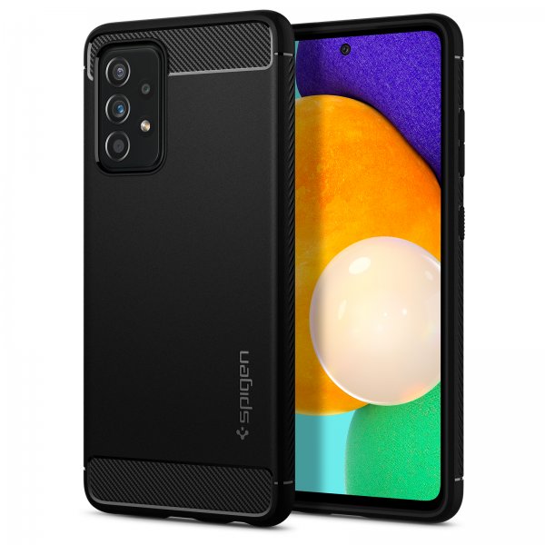 Spigen Samsung Galaxy A52/A52s 5G Deksel Rugged Armor Matte Black