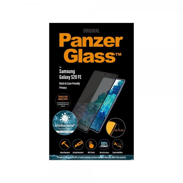 PanzerGlass Samsung Galaxy S20 FE Skjermbeskytter Case Friendly Privacy
