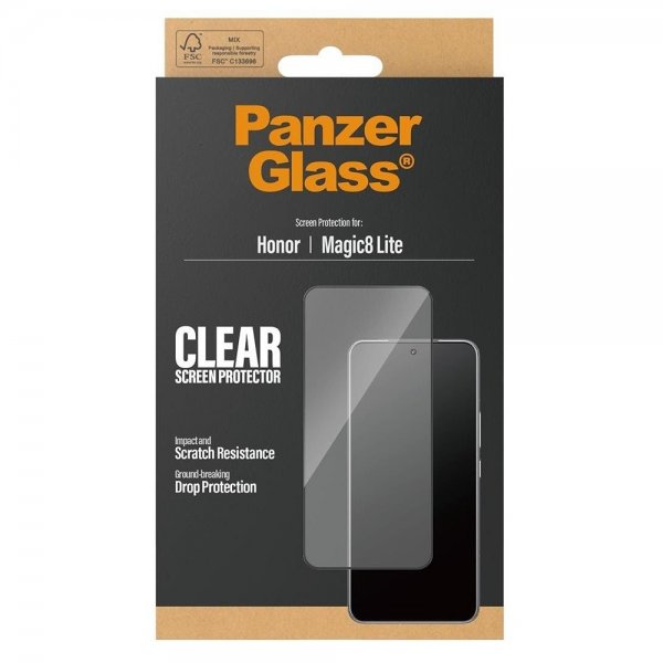 PanzerGlass Honor Magic 8 Lite Skjermbeskytter Ultra-Wide Fit