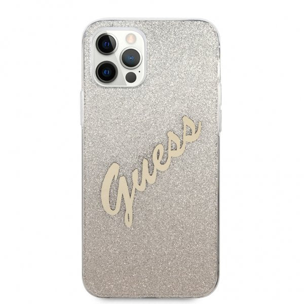 Guess iPhone 12 Pro Max Deksel Vintage Gradient Gull