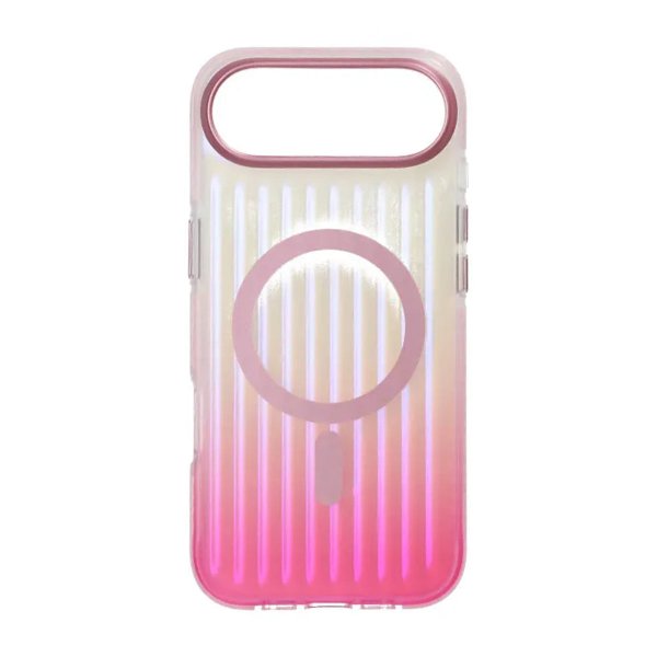 iPhone Air Deksel Korrugerte MagSafe Rosa
