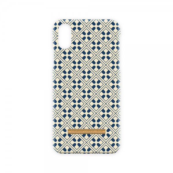 Onsala iPhone X/Xs Deksel Fashion Edition Blue Marocco
