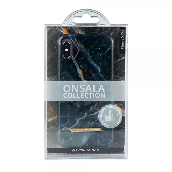 Onsala iPhone X/Xs Deksel Fashion Edition Grey Marble