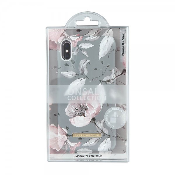 Onsala iPhone Xs Max Deksel Fashion Edition Flowerleaves