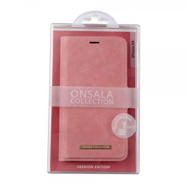 Onsala iPhone Xr Etui Fashion Edition Avtakbart Deksel Dusty Pink