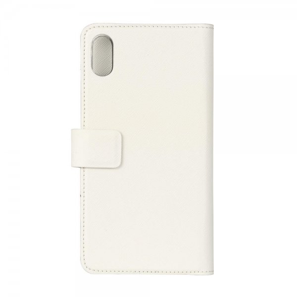 Onsala iPhone Xs Max Etui Fashion Edition Avtakbart Deksel Saffiano Hvit