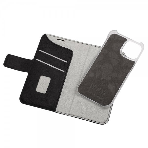 Onsala iPhone 13 Mini Etui Fashion Edition Avtakbart Deksel Midnight Black
