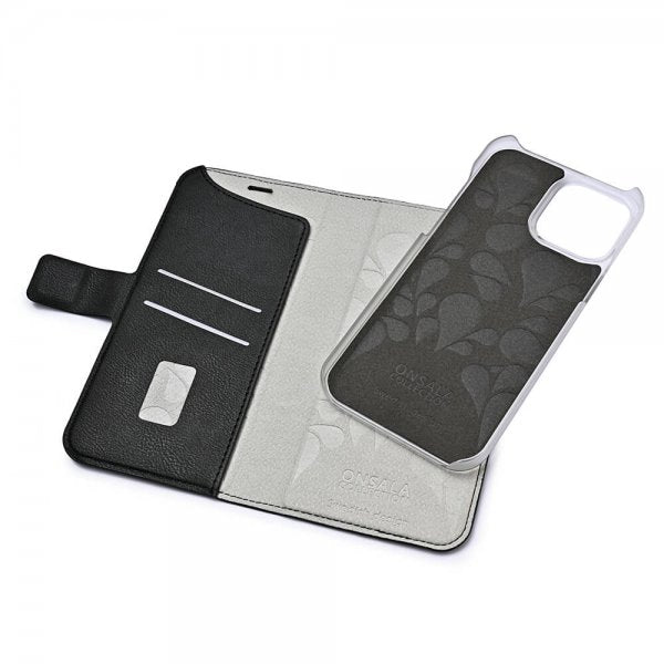 Onsala iPhone 15 Pro Etui MagSeries Avtagbart Deksel Svart