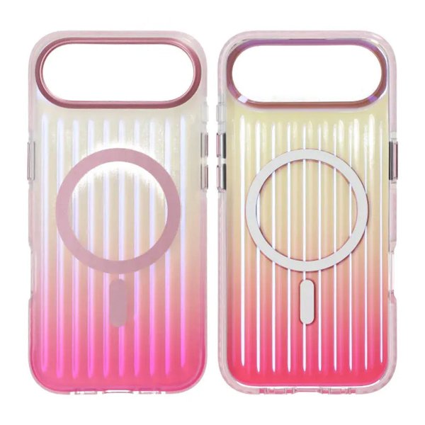 iPhone Air Deksel Korrugerte MagSafe Rosa