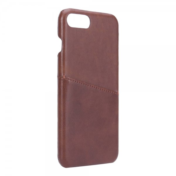 Onsala iPhone 6/6S Plus/iPhone 7 Plus/iPhone 8 Plus Deksel med en Kortlomme Brun
