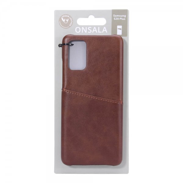 Onsala Samsung Galaxy S20 Plus Deksel med en Kortlomme Brun