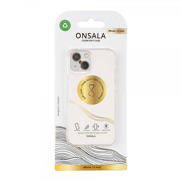 Onsala iPhone 13 Mini Deksel Resirkulert TPU Transparent