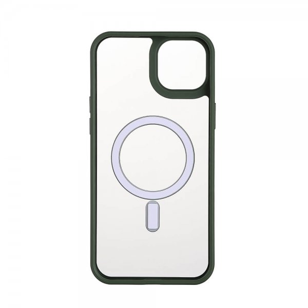 Onsala iPhone 15 Plus Deksel Bumper MagSeries Grønn