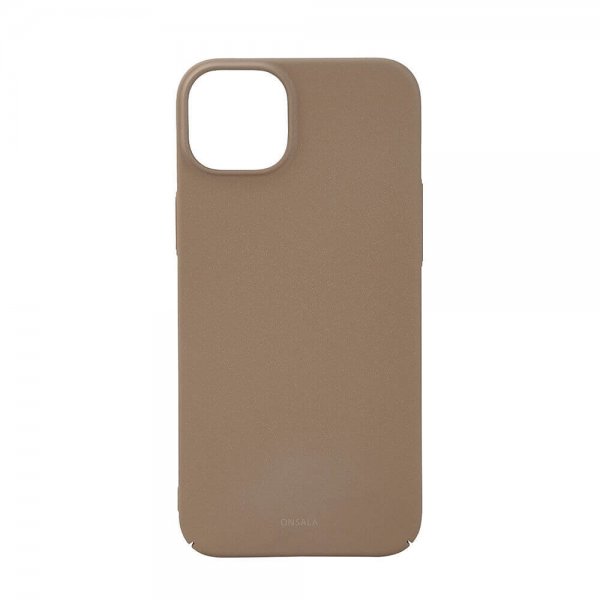 Onsala iPhone 15 Plus Deksel Ultraslim Sand Burst Beige