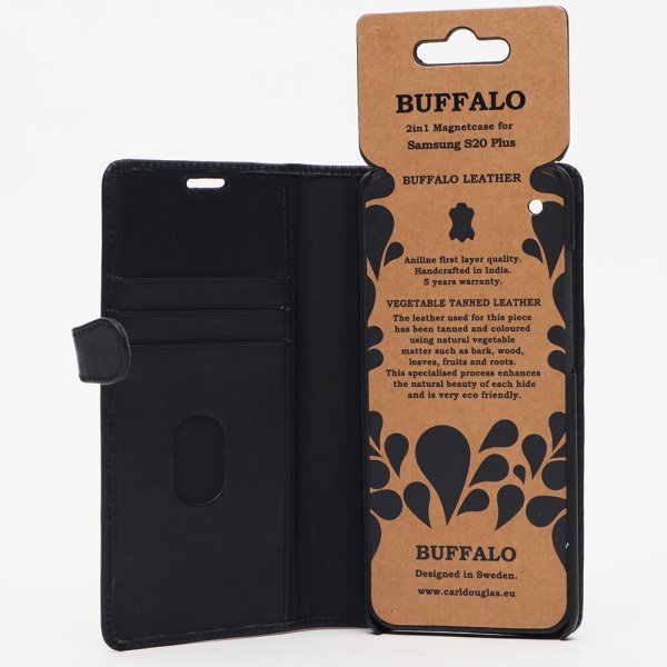 Buffalo Samsung Galaxy S20 Plus Etui 2in1 Magnet Case Svart