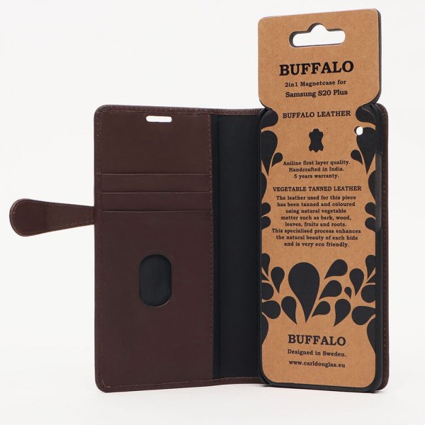 Buffalo Samsung Galaxy S20 Plus Etui 2in1 Magnet Case Brun