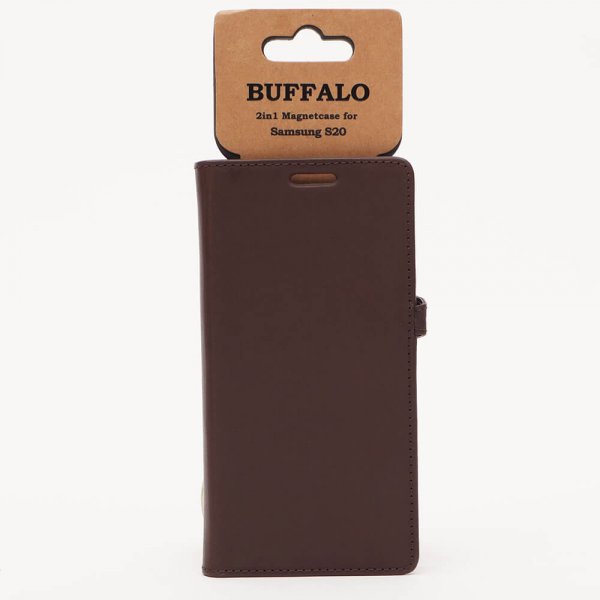 Buffalo Samsung Galaxy S20 Etui 2in1 Magnet Case Brun