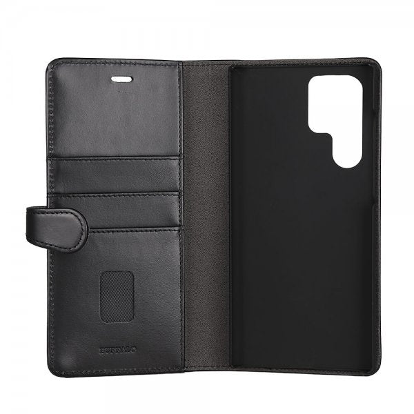 Buffalo Samsung Galaxy S22 Ultra Etui 2-in-1 Detachable Wallet Svart